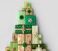 Green wrapped holiday gifts